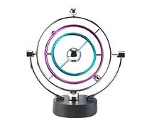 Wooden Ornaments Rotating Celestial Body Perpetual Motion Ornament Physical Cosmic Galaxy Dynamic Art Ornament Garden Lights (A, One Size)