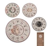 Wooden Ouija Boards, Clock Board Set | Round Wooden Divination Board, Star Pendulum Board with Rounded Edges for Meditation, Good Sleep, Positive Energy,