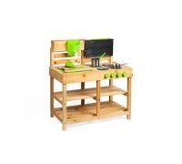 Wooden Outdoor Mud Kitchen Bigjigs Toys Natural One Size