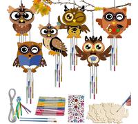 Wooden Owl Wind Chime Craft Kit