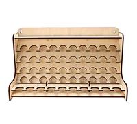 Wooden Paints Bottles Rack Modular Stand Storage Rack DIY Art Painting Tools, Acrylics Paint Stand Organizer,Tattoo Paint Brushes Display Stand,Painting Brushes Tray,Epoxy Tools Storage Model Box