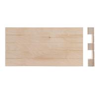 Wooden Pallet Cutting Board, 40X20 Cm Brown H&H