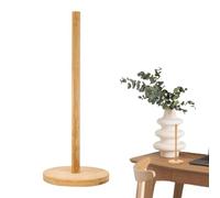 Wooden Paper Towel Holder Countertop,Kitchen Paper Hanger Rack Bathroom Towel Roll Stand Organizer | Natural Anti-Skid Base Holder for, Fresh-Keeping Film, Rag