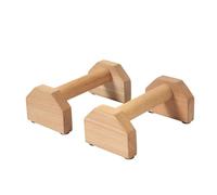 Wooden parallel bars, freehand gym equipment parallel, solid push-up bar frame, non-slip rubber feet, handstand bar, for bodybuilding and handstands