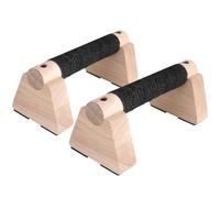 Wooden Parallettes Bars - 30CM Calisthenics Equipment for Handstand Training, Push Up Bars & Strength Training,Oak Wood Parallel Bar, Non-Slip Base for Handstand Blocks, Pushup Handles & Planks