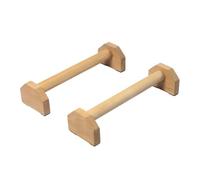 Wooden Parallettes Bars, Push Up Bars Strength Training For Handstands, Full Planche & Dips, Calisthenic, Push Up Stands Handle for Floor Workouts Calisthenics Equipment (Beech Wood, 40 cm)