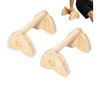 Wooden Parallettes Wooden Portable Workout Equipment