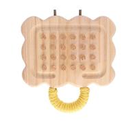 ＡＷＨＡＯ Wooden Parrot Toy Sturdy Playground Interactive 6.77x6.54" Bird Chewing Toy
