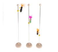 Wooden Pecker Simulation Peck Wood Toy with Cute Spring Pecker, A