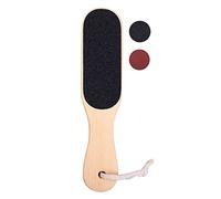 Wooden Pedicure Foot File With Handle For Callus Dry And Dead Skin Removal Heel Scraper For Feet Hands And Body