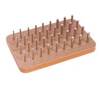 Wooden Pegboard, 36 Steel Rods Included, for Stroke Recovery, Enhances Hand-Eye Coordination and Fine Motor Skills, Ideal for Rehabilitation and Home Use