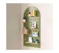 Wooden Pegboard Panel Set for Wall Organization and Storage, Ideal for Bedroom Study Office Bathroom Tool Display