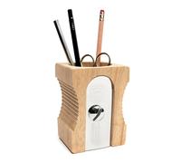 Wooden Pencil Holder Brown Suck UK Multi One Size