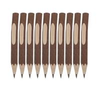 Wooden Pencils, Natural Branch & Bark Material, Biodegradable, Ideal for Daily Writing, Office & Study, Wooden Pencils, 13CM Length, 10 - Pack