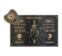 Wooden Pendulum Board with Letters and Numbers for Decision Making | Spirit Decoration Pendulum Board for Boys, Girls, Friends, , 20 x 30 x 0.5 cm