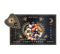 Wooden Pendulum Board with Letters and Numbers for Making Decisions | Spirit Decorations Pendulum Board for Boys, Girls, Friends, , 20 x 30 x 0.5 cm