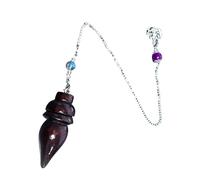 Wooden Pendulums for Divination Pendant with Chain, A