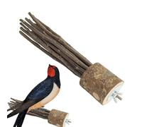 Wooden Perches for Parrots, Wooden Bird Perches for Parrots, Bird Perch Stand, Natural Parrot Pole, Bird Stand, Paw Grinding Fork, Parakeets Climbing on Standing Branches