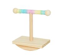 Wooden Perches for Perches | Wooden Perches | Parrot Support | Interactive Table, Accessory in Natural, Robust for Sparrow Parrots, for Training Game