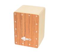 Wooden Percussion Box Drum Portable Hand Drum for Party Holiday Stage Performance Brown Wooden, 70x70x50mm