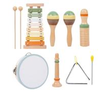 Wooden Percussion Toys - Music Set, Early Learning Instruments with Rhythm Play, Educational Sounds featuring Safe Materials, Kids Musical Gear with Colorful Design, Music Use for Ages