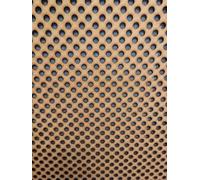 Wooden Perforated Panel, Natural MDF, 1200mm x 620mm x 3mm, Laser Cut Circle Pattern, Radiator Cover Screen, Wall Divider