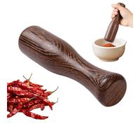 Wooden Pestle | Small Wooden Non-Slip Masher - Vegetable Fermenting Pestle Kitchen Tool,for Meat Vegetable Pickle Food Canning Brewing Tamping Tenderizing Meal Prep Kitchen Home