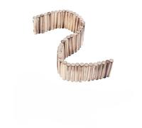 Wooden Pet Hideout Bridge, Bendy Climbing Tunnel & Chew Ramp Hut For Guinea Pigs, Ferrets, Hedgehogs, Chinchillas & Small Rodents Charcoal Grilled XL