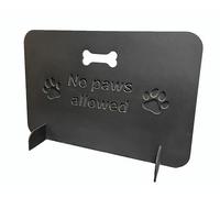 Wooden Pet Stopper, Dog Barrier Gate for Stairs, Dog Stopper for Stairs, very easy setup (Black, 51cm x 75cm)