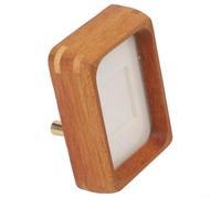 Wooden Photo Frame Crafted from Beech Wood with Acrylic Front, Suitable for Vertical or Horizontal Wall Mounting and Tabletop Display (4 inches)