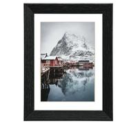 Wooden photo frame "Oslo", black, 20 x 30 cm