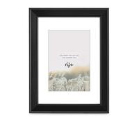 Wooden Photo Frame "Rise", Black, 10 x 15 cm