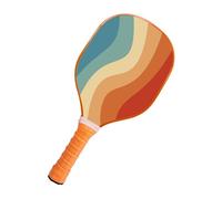 Wooden Pickle Rackets, Wooden Squash Rackets, Ergonomic Wooden Paddles - Portable Wooden Ball Rackets for Kids, Family Friends