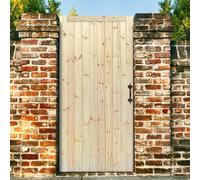 Wooden Pine Framed Ledged & Braced Garden Gate - Unfinished 1981 x 838 x 44 mm - XL Joinery