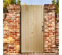 Wooden Pine Ledged & Braced Garden Gate - Unfinished 1981 x 915 x 36 mm - XL Joinery