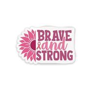 Wooden Pink Ribbon Breast Cancer Awareness Pin Fight Breast Cancer Faith Courage Badges Brooch for Women, S, Wood, no gemstone