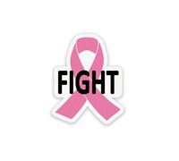 Wooden Pink Ribbon Breast Cancer Awareness Pin Fight Breast Cancer Faith Courage Badges Brooch for Women, S, Wood, no gemstone