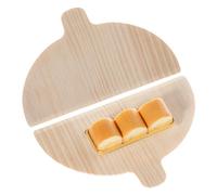 Wooden Pizza Board - Half Circle Oven Scoop Set, Spatula | Durable Wood Cooking Tool, Bread Scoop with Handle for Home Pizza, Bakery and User-friendly Service in the Kitchen or Restaurant