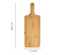 Wooden Pizza Serving Board, Pizza oven accessories, Pizza rack, Premium Natural Bamboo Pizza Tray, Bread, Cutting Fruit, Vegetables, Cheese, （Multi-size）,Small square