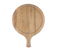 Wooden Pizza Tray Round Pizza Board with Handle Cutting Board Bakeware Kitchen Baking Tools