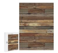 Wooden Planks Fun Wooden Picture Vertical Version Puzzle Creative Gift Wood Jigsaw for Adults And Family Game