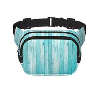 Wooden Planks Texture Wallpaper Print Men Women Square Double Layer Waist Bag Outdoor Hiking Running Travel Commut