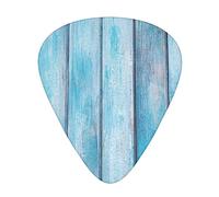 Wooden Planks Texture Wallpaper Printed Guitar Picks 12 Pack Picks Sampler With Storage Box For Guitar Bass Ukulele 0.46mm