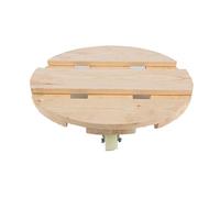 Wooden Plant Caddy with Casters, Rolling Flower Pot Trolley, Heavy-Duty Load Capacity, Corrosion-Resistant Wood, Home Garden Decor