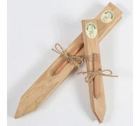 Wooden Plant Labels & Pencil - Pack of 6