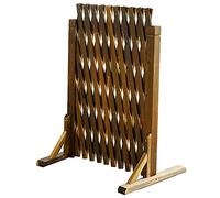 Wooden Plant Stand and Garden Trellis Gate - Heavy Duty Expanding Panel for Outdoor Landscaping and Privacy Solutions