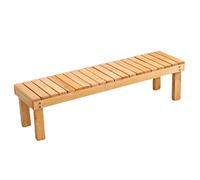 Wooden Plant Stand - Durable Flower Pot Holder for Indoor/Outdoor Use, Multi-Tiered Balcony Ladder Display, Strong Capacity for Succulents and Potted Plants