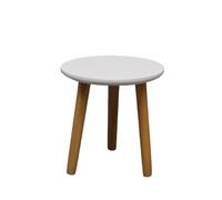 Wooden Plant Stand - Mid-Century Table, Modern Oak Stand, Stable and Adjustable Raised Decorative Shelf | Stylish and Durable Indoor Outdoor Balcony Display Stand