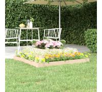 Wooden Planter 3-Tier Solid Pine 110x110x27cm Natural Pine Rustic For Flowers XL
