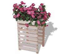 vidaXL Planter 38x36x60 cm Wood UK HOT